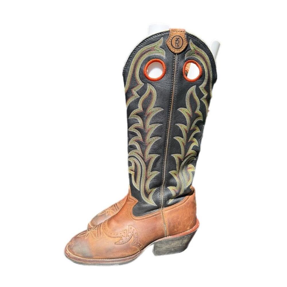 Tony Lama Knee High Buckaroo Cowboy Boot Men size 9 D
